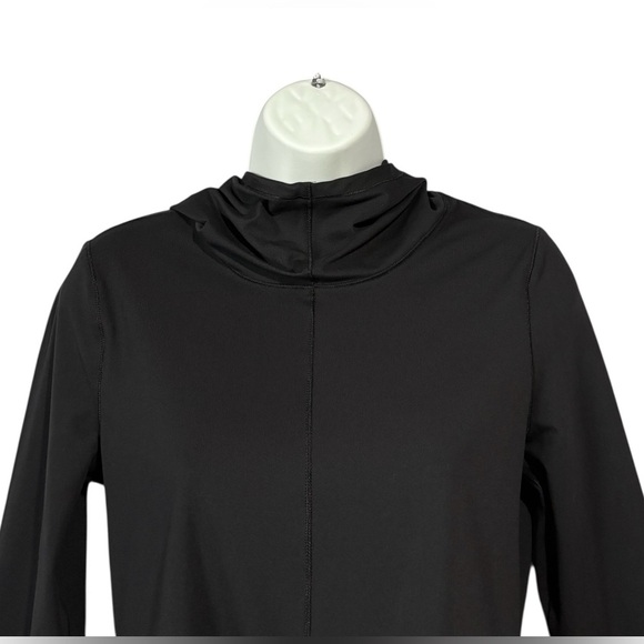 Yogalicious, Long Sleeve Hooded Top, Small, Black 🧘‍♀️ - Picture 4 of 11